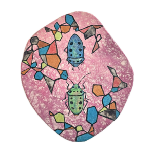 『腐食石-ナナホシキンカメムシ』約19×15(㎝)